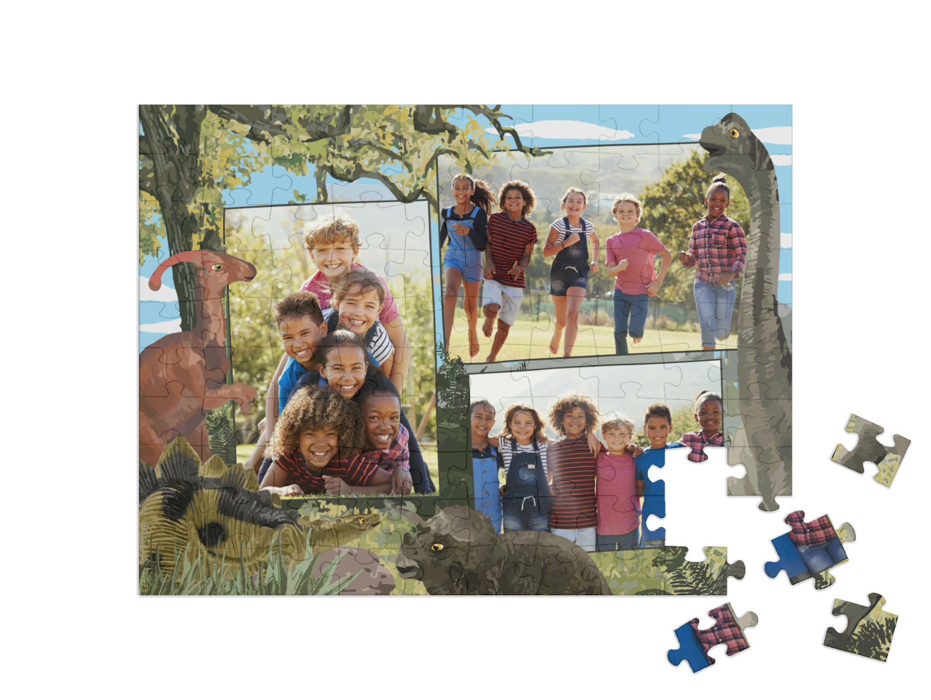 „Abenteuer“ in Querformat Collage