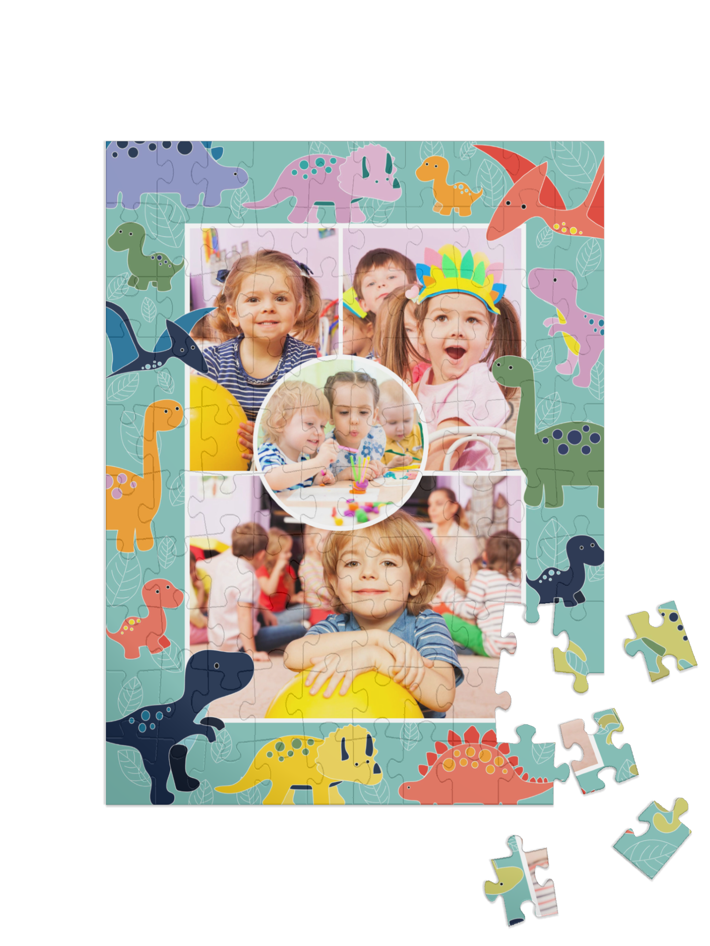 „Farbenspiel“ in Hochformat Collage