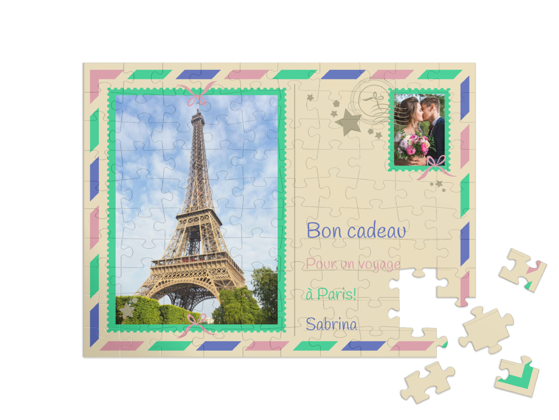 Message carte postale